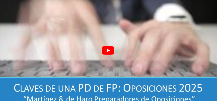 Claves de la Programación Didáctica de F.P. – Oposiciones 2025