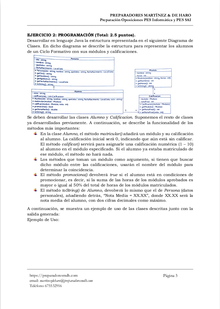 Informática Andalucía 2025: ejercicio 2 resuelto