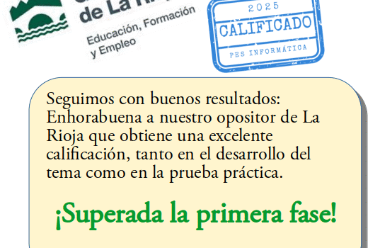 Calificación La Rioja PES Informática